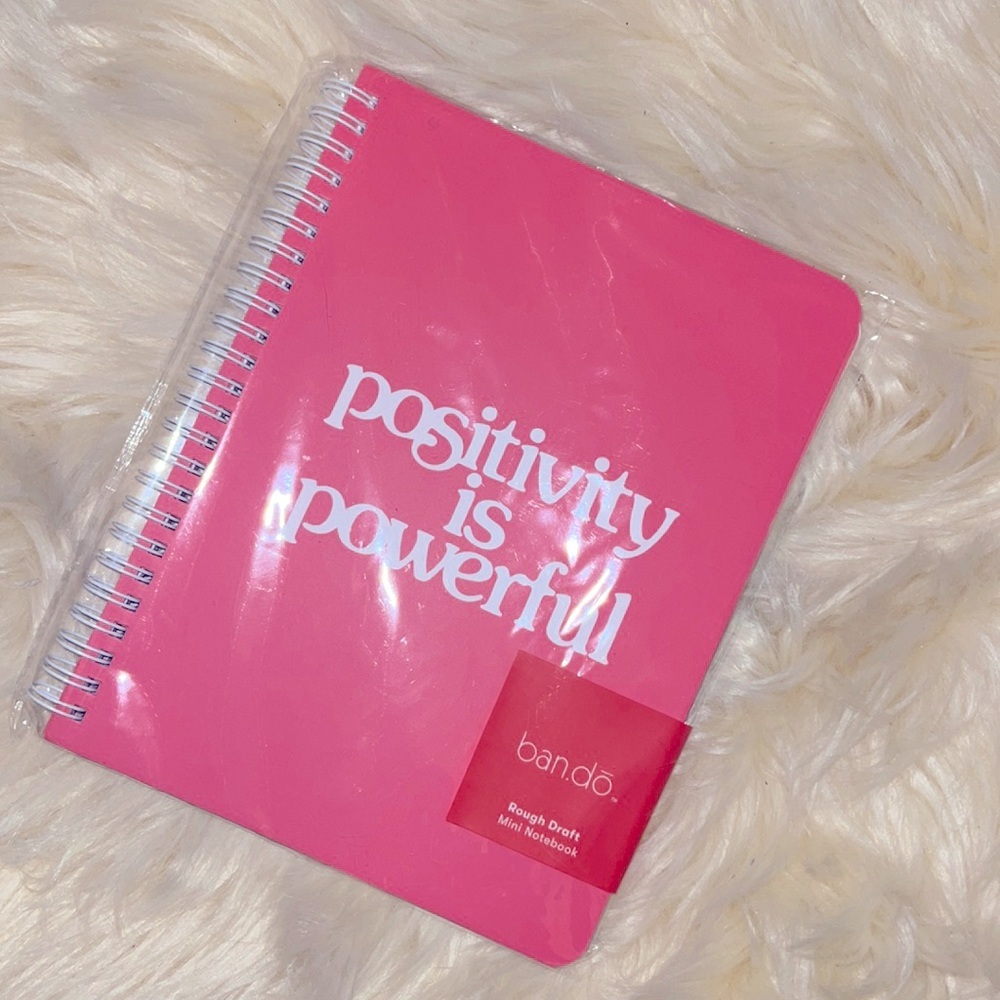 NWT "Positivity is Powerful" Spiral bound notebook